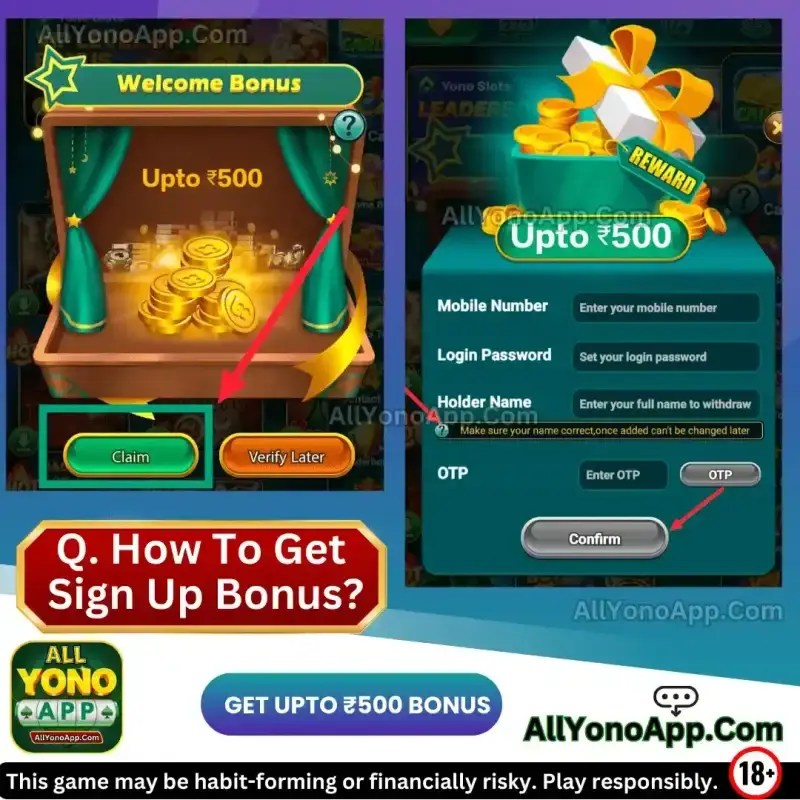 Yono Bonus APK Download - Real Cash Yono Games List
